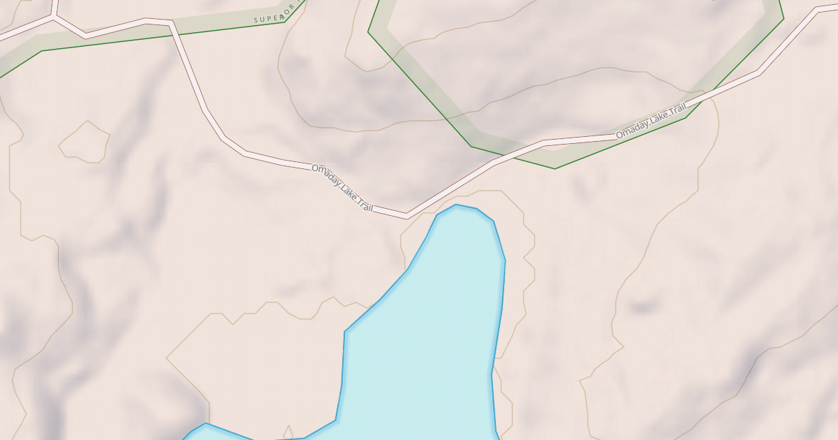 Map preview of OMADAY LAKE SPUR A