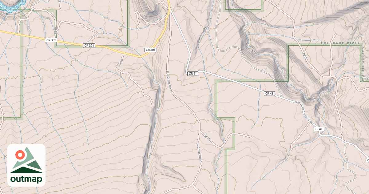 Map of BLM National GTLF Public Motorized Roads 578023e6-d621-4f54-b055-885fa49c3d03