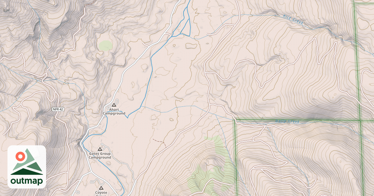 Map of COYOTE SPRING