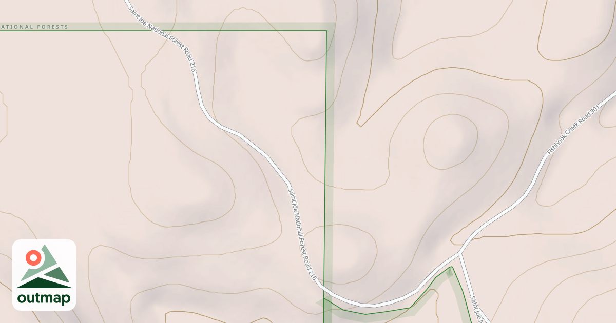Map of HOMESTEAD CREEK
