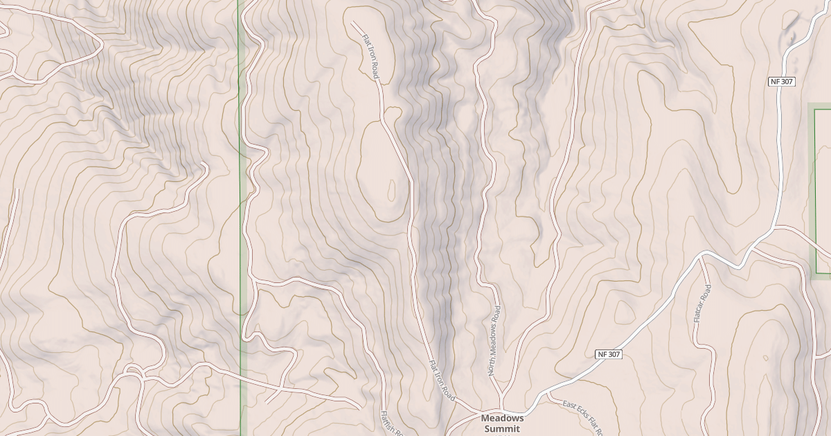 Map preview of FLAT IRON