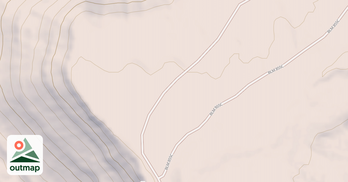 Map of BLM National GTLF Public Motorized Roads d18a8ce4-57af-4370-b8b8-b7076a0244f0
