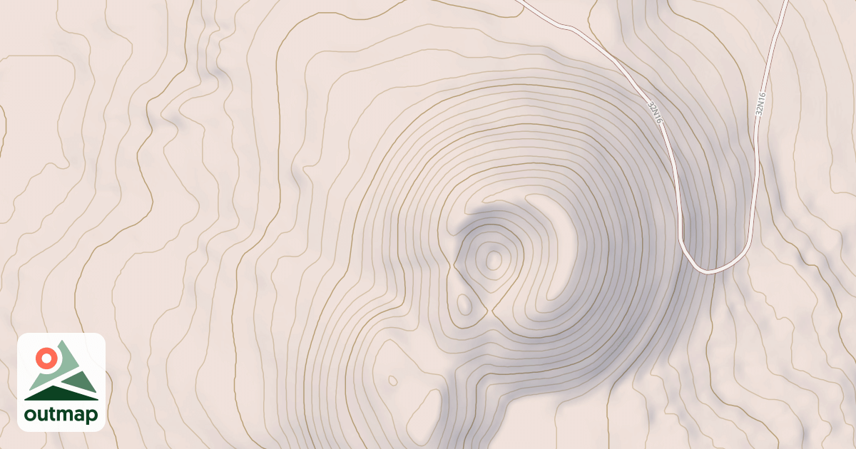 Map of BEAR WALLOW WEST