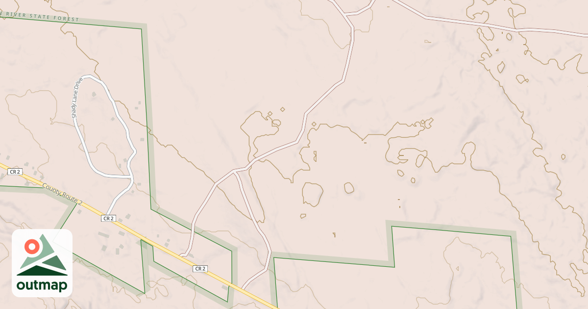 Map of Snowmobile Trail