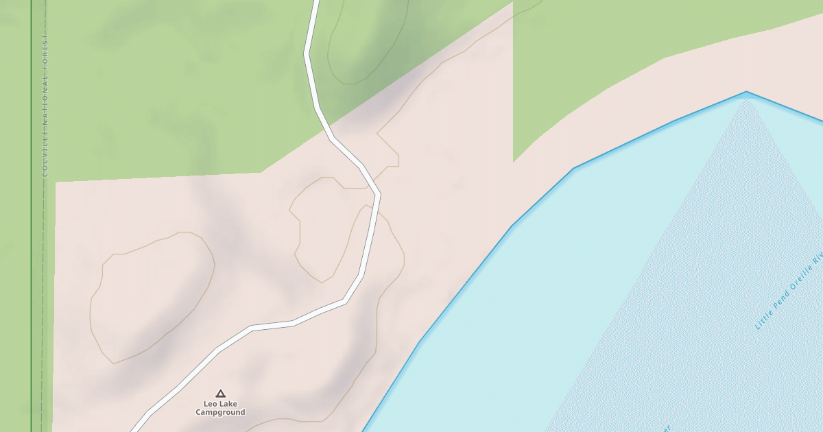Map preview of LEO BOAT RAMP