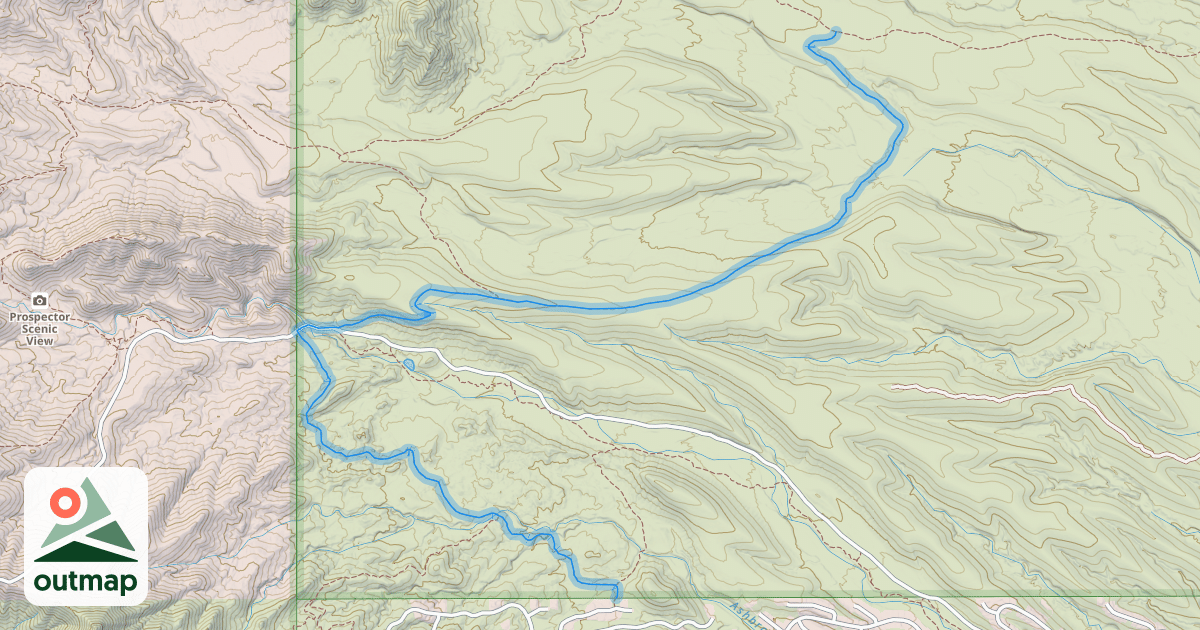 Map of Dixie Mine Trail