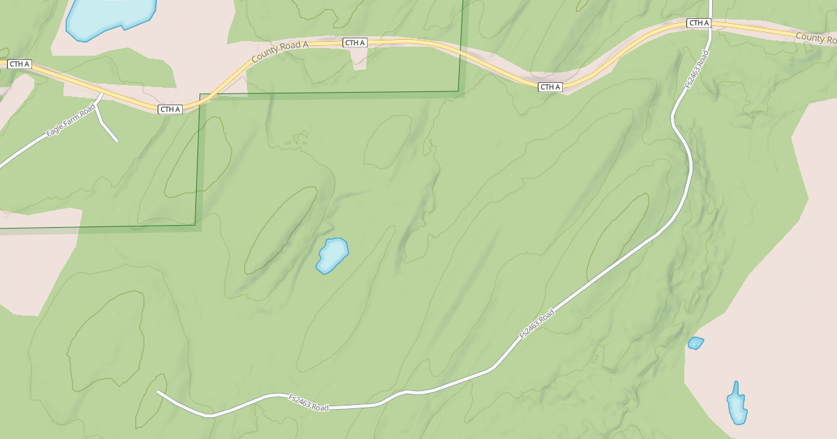 Map preview of SECRET LAKE ROAD