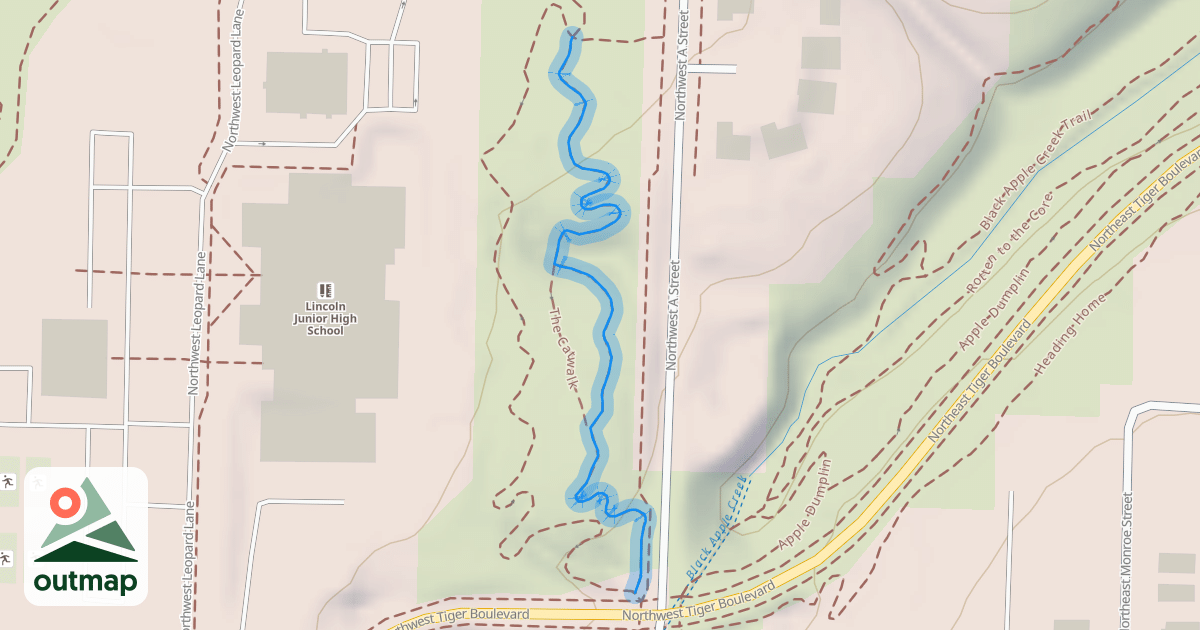 Map of Leopard's Loop