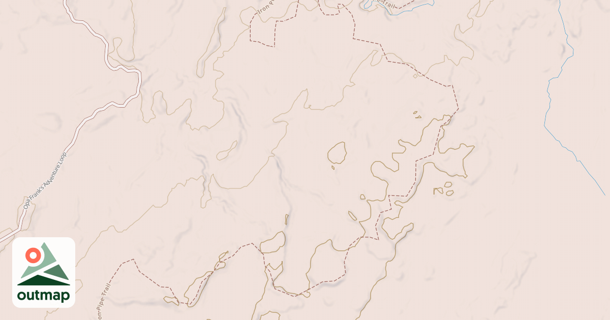 Map of Straight Arrows Trail