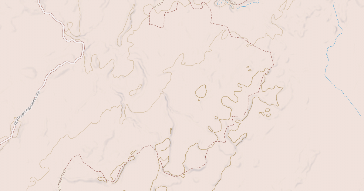 Map preview of Straight Arrows Trail