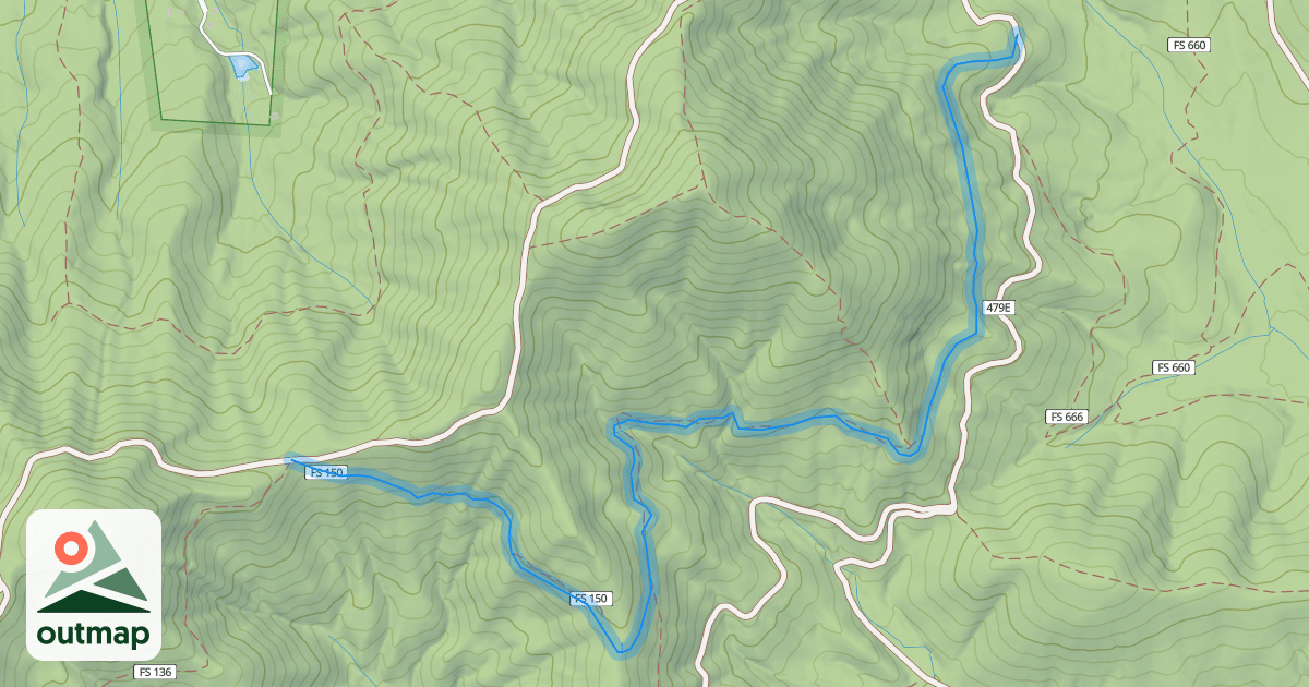 Map of Ingles Field Gap
