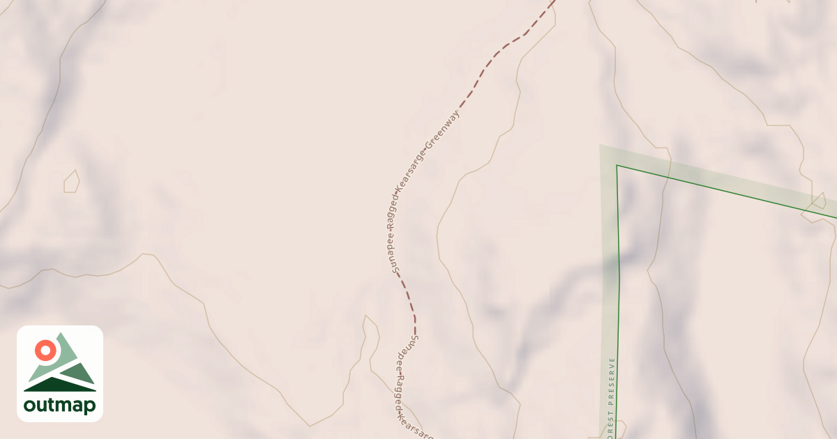 Map of Sunapee-Ragged-Kearsarge Greenway