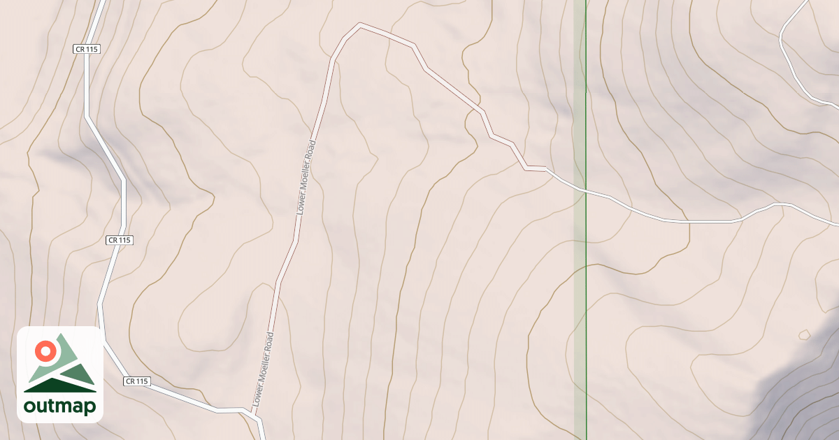 Map of LOWER MOELLER