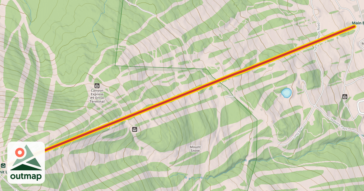 Map of Bluebird Express #17