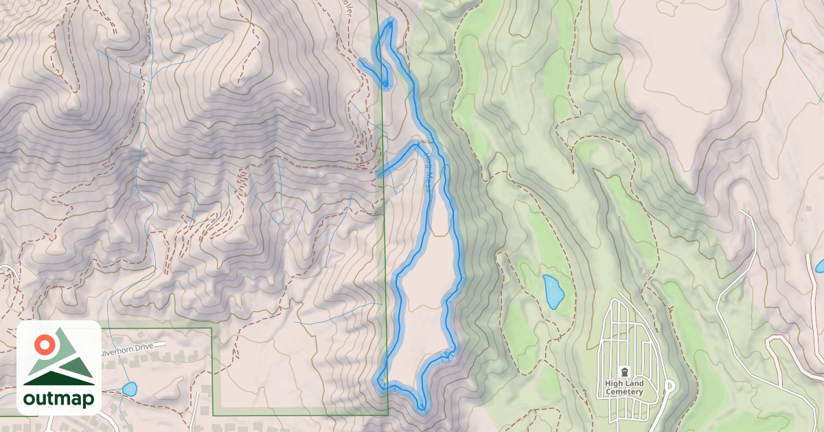 Map of Hog Mesa
