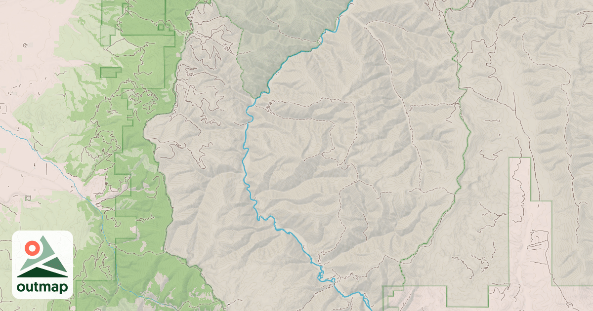 Map of ROCK CREEK