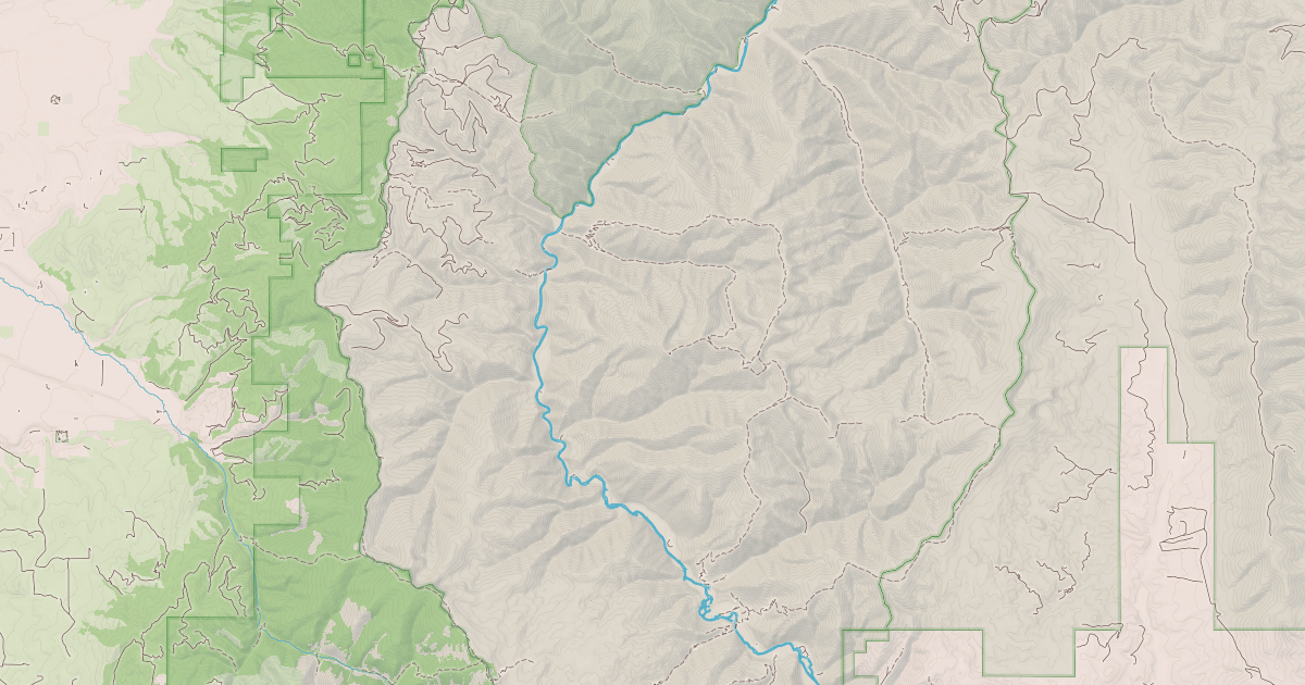 Map preview of ROCK CREEK