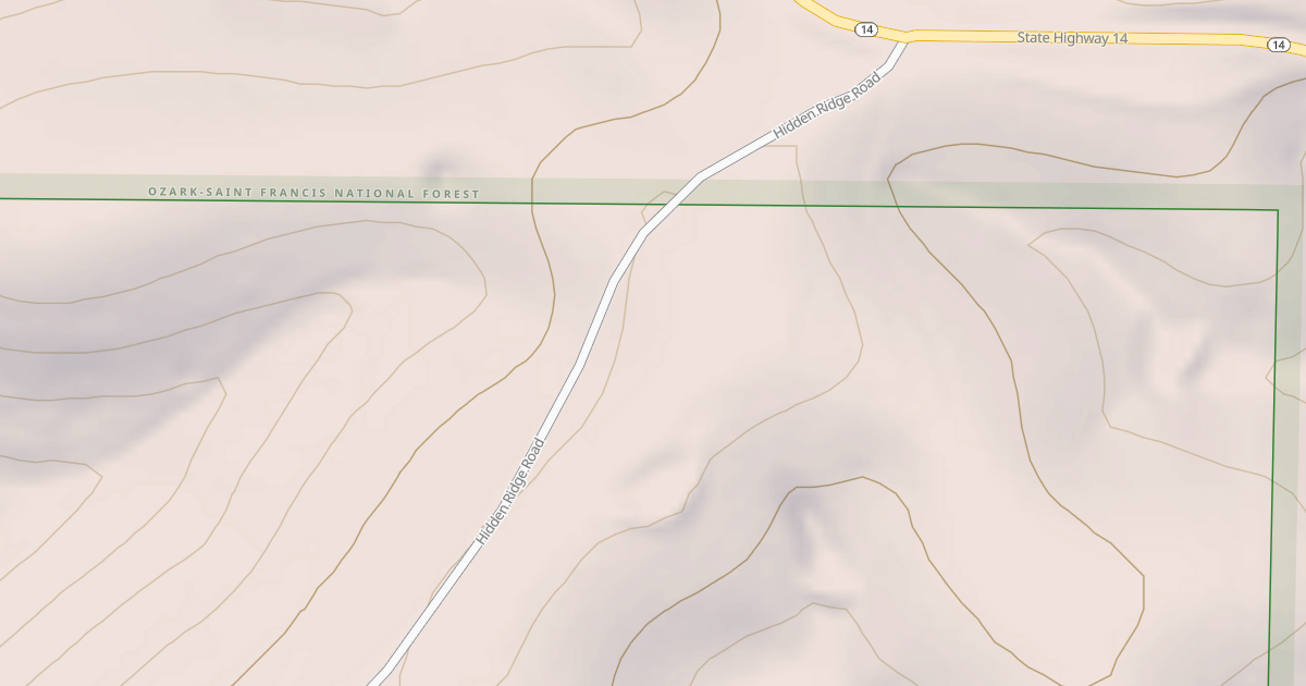 Map preview of USFS National Forest System Roads {0F622CC2-D505-49E3-8F0F-6C467A407045}