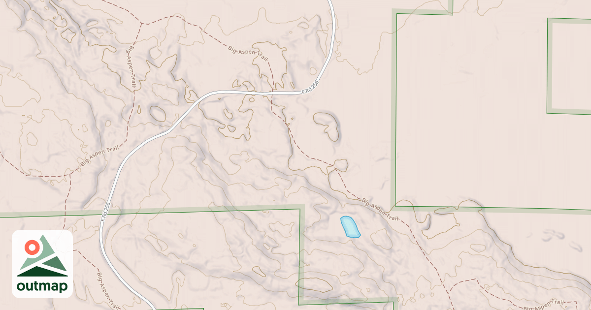 Map of Big Aspen Spur C