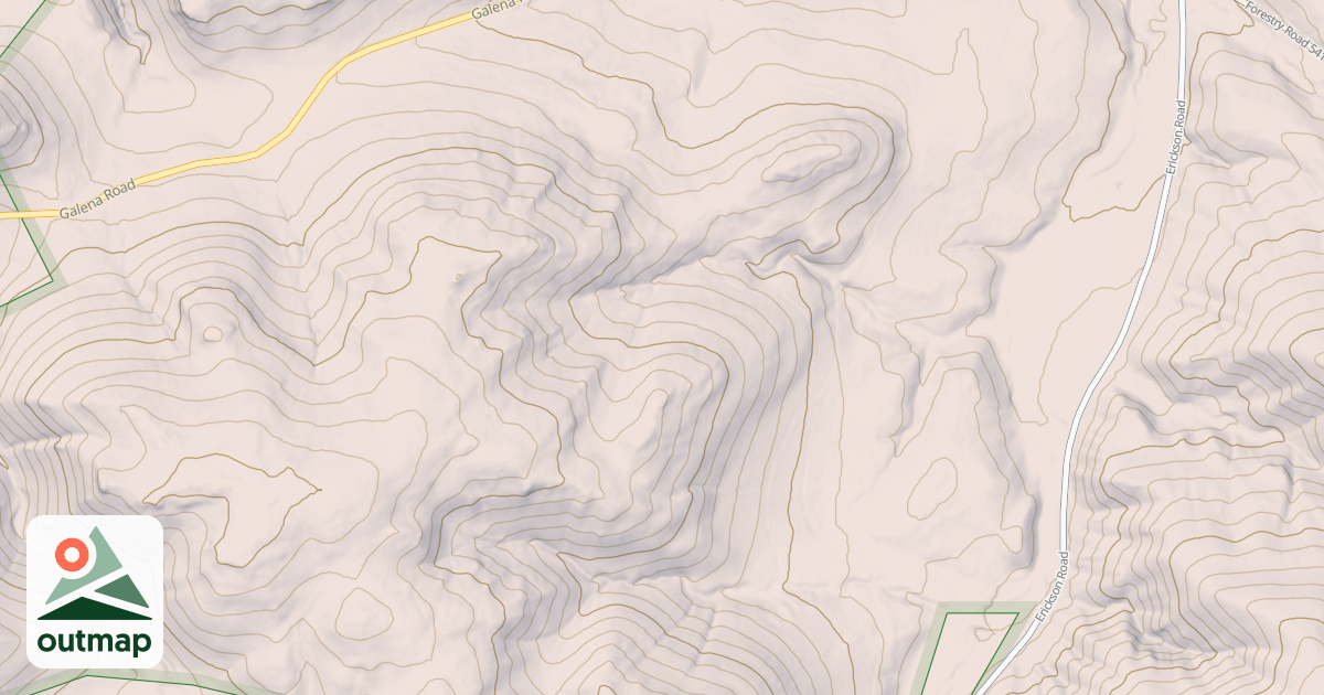 Map of GALENA BR 5B