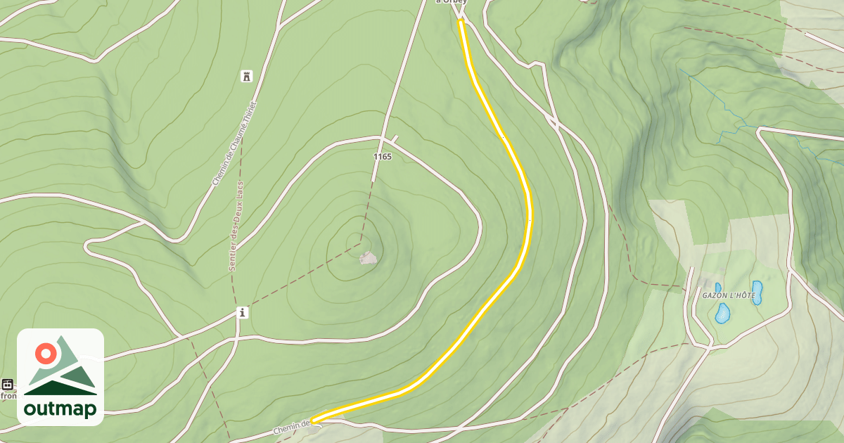 Map of Chemin des Immerlins