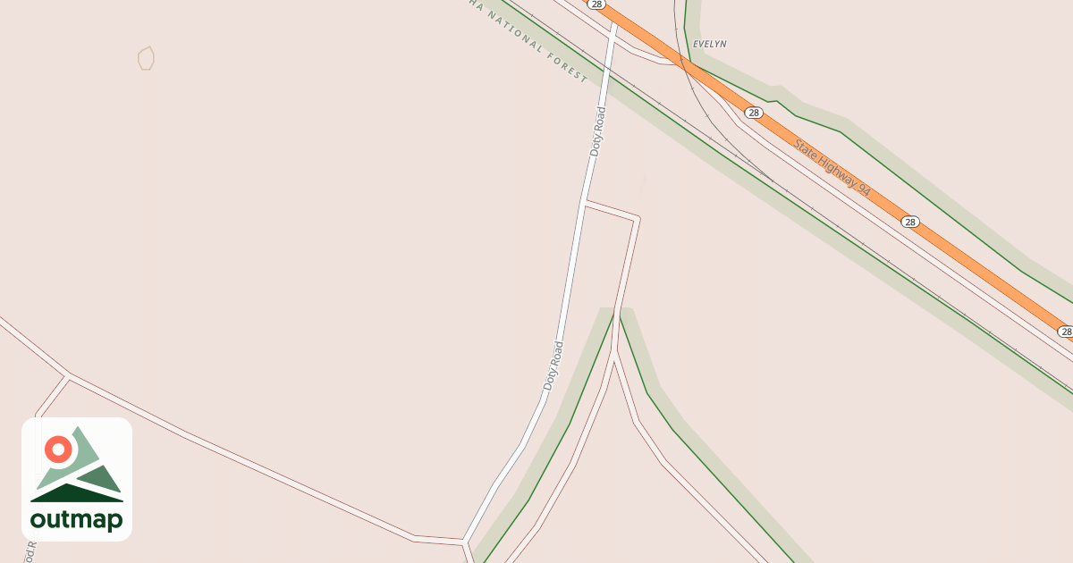 Map of DOTY LOOP