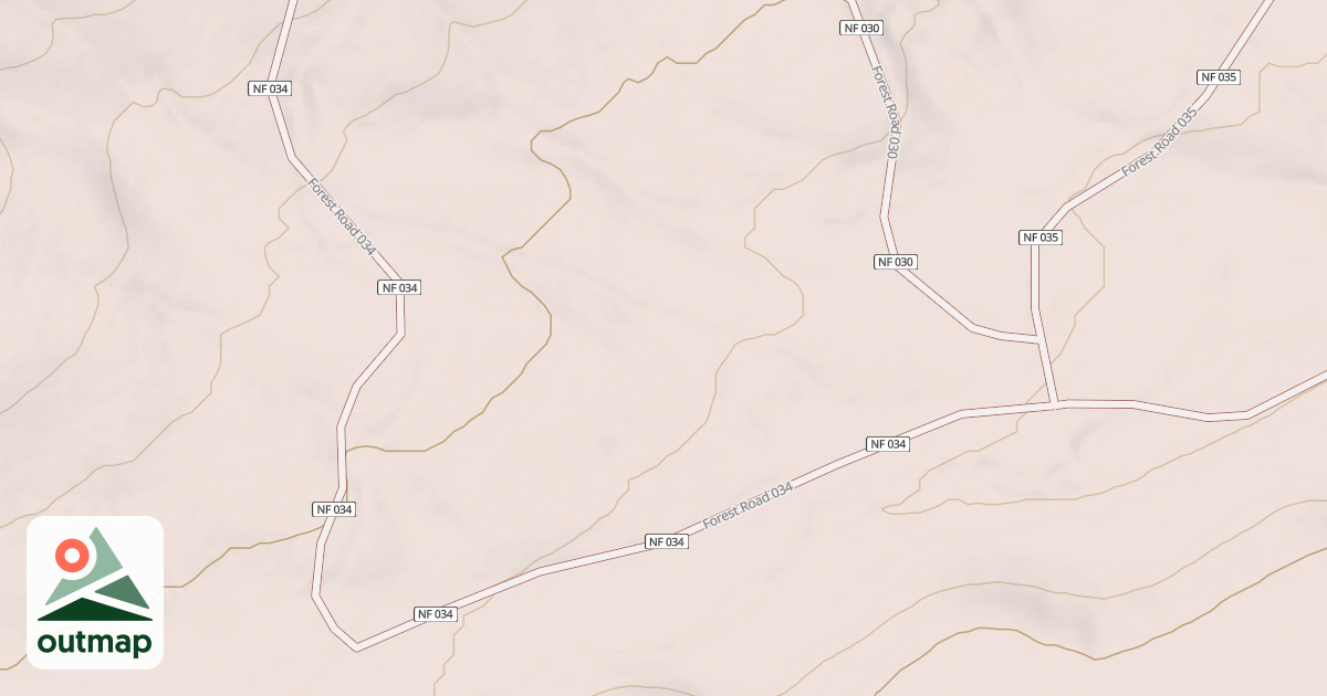 Map of USFS Motor Vehicle Use Map Trails 17897