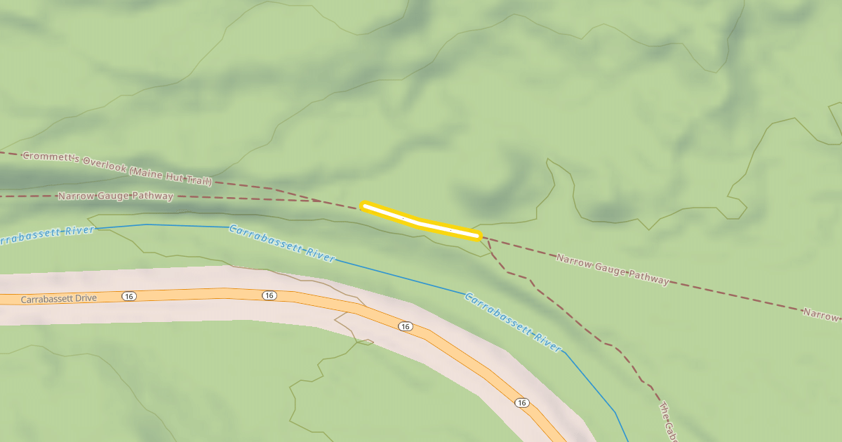 Map preview of Narrow Gauge Pathway