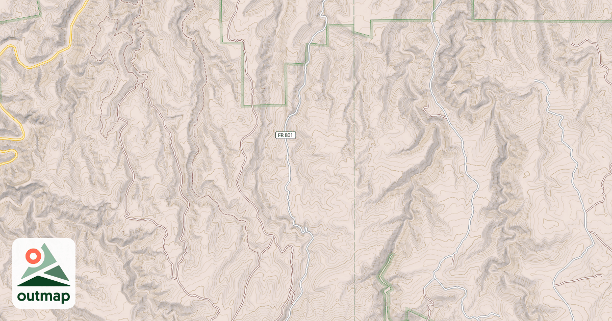 Map of BOUNDARY GULCH