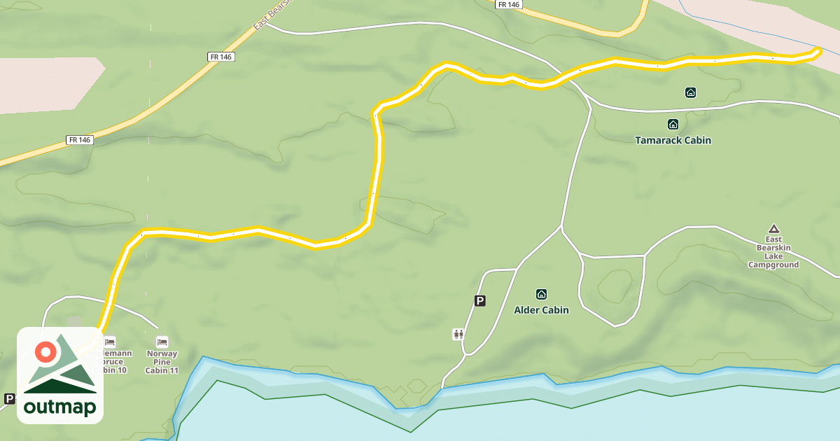 Map of Beaver Dam Trail