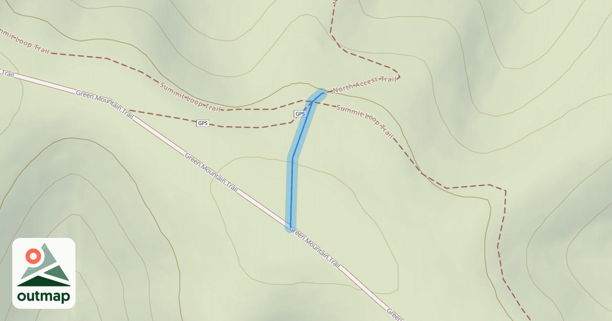 Map of North Access