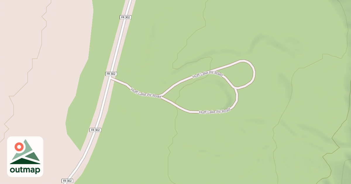 Map of HUFF LAKE PIT