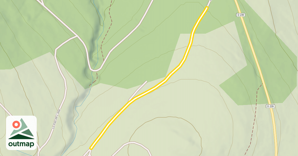 Map of Chemin de Montgros