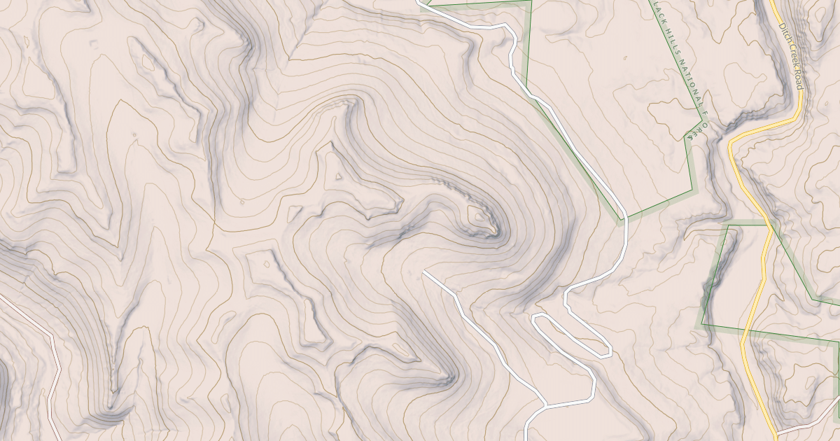Map preview of Ditch Creek 39