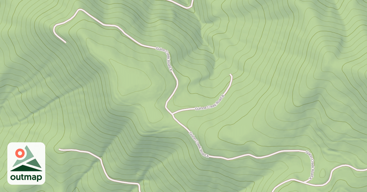 Map of GUINN CREEK A
