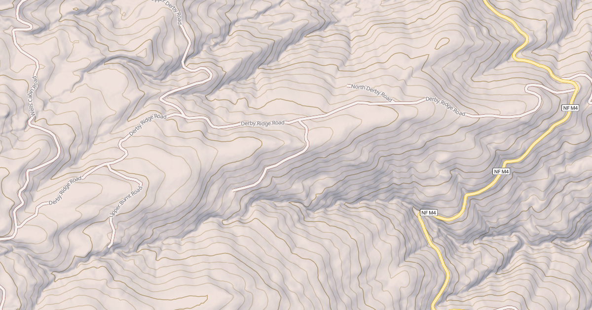 Map preview of DERBY RIDGE