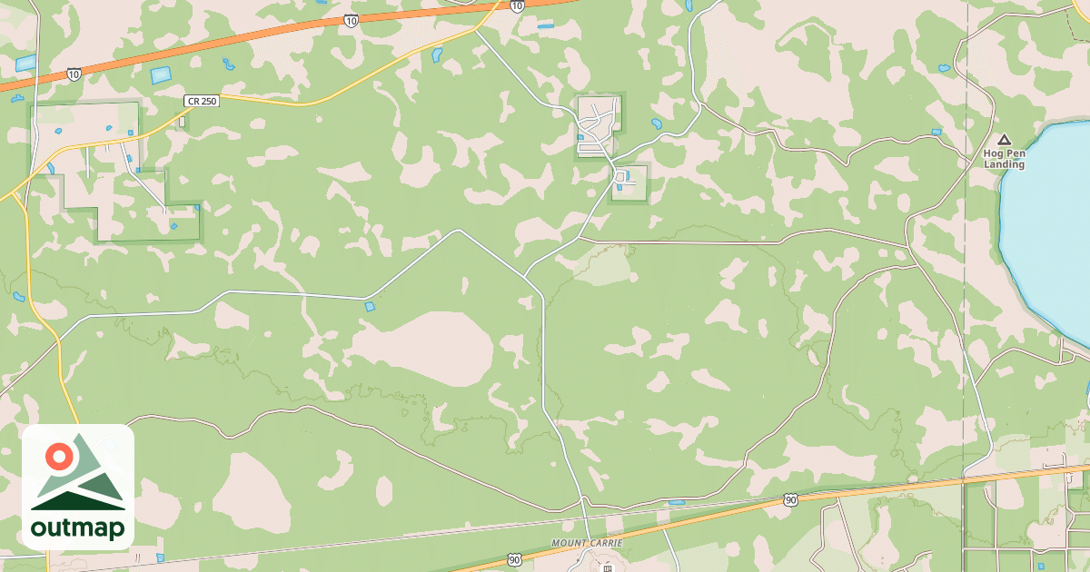 Map of COLEMAN