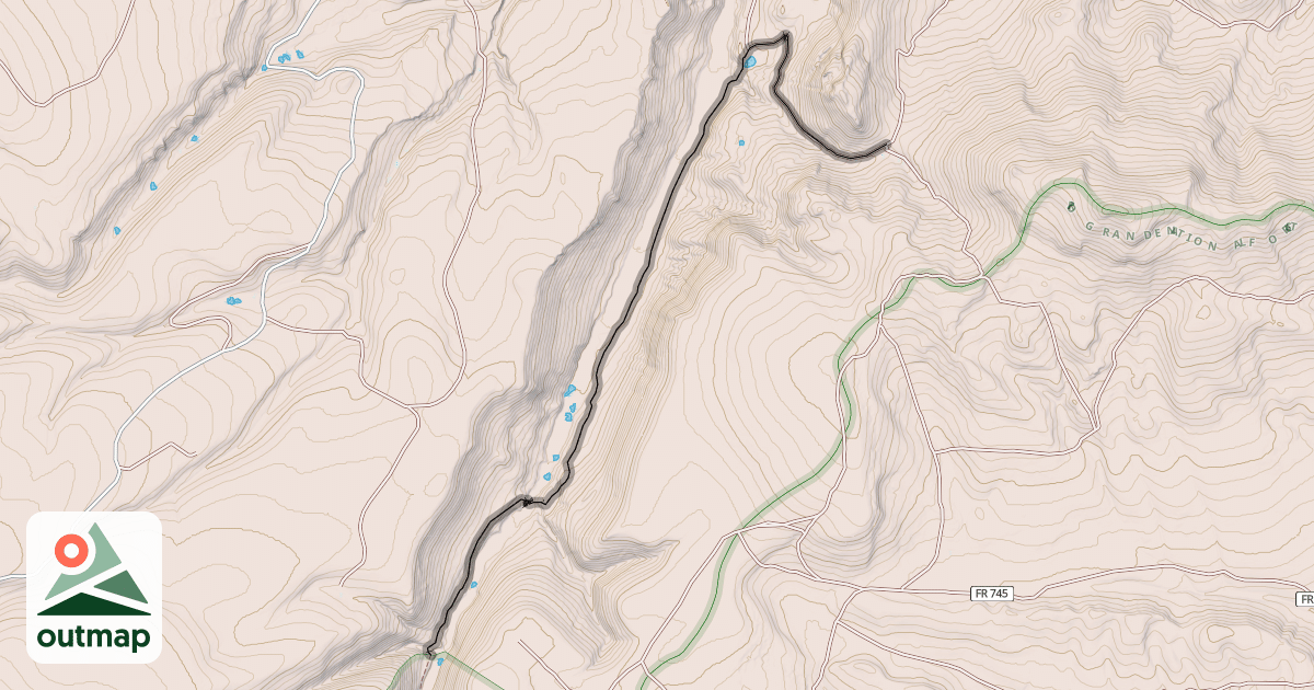Map of Continental Divide NST