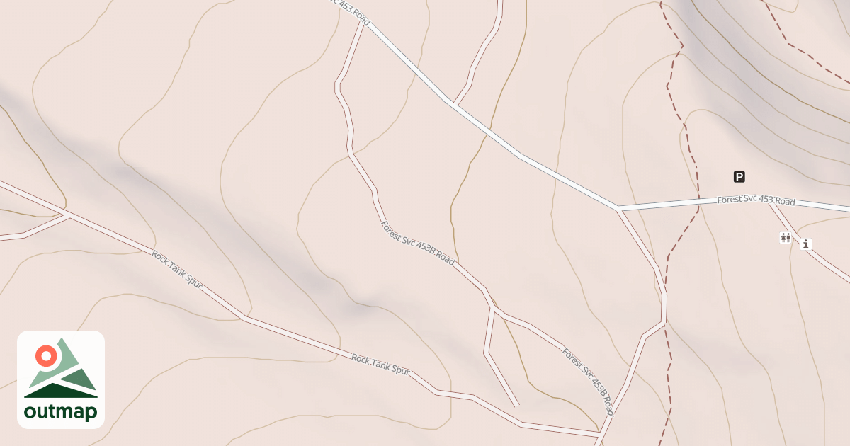 Map of USFS National Forest System Roads {0F4B8961-D1AA-4F9B-A927-B88BD2C8B665}