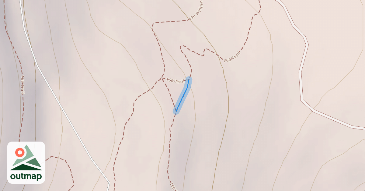 Map of 160 Trail