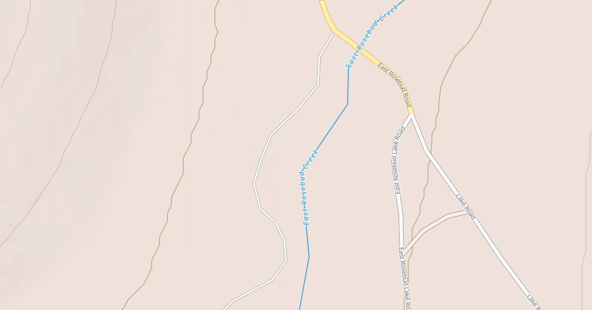 Map preview of NORTH SIDE EAST ROSEBUD LAKE