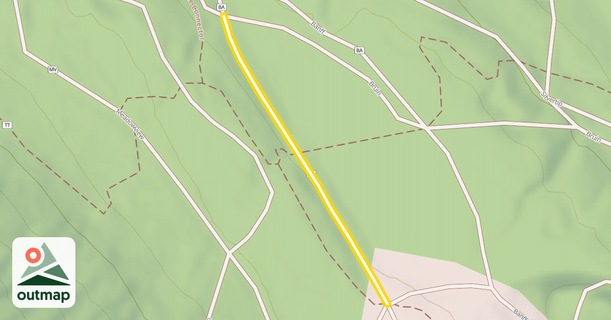 Map of Banff