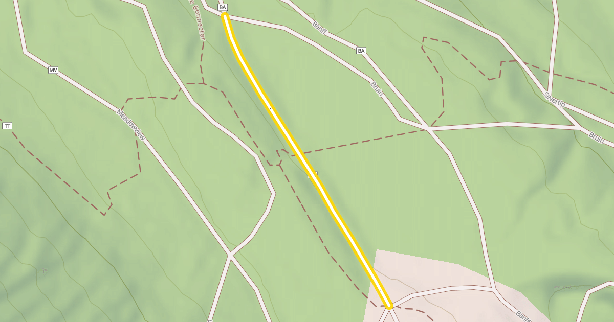 Map preview of Banff
