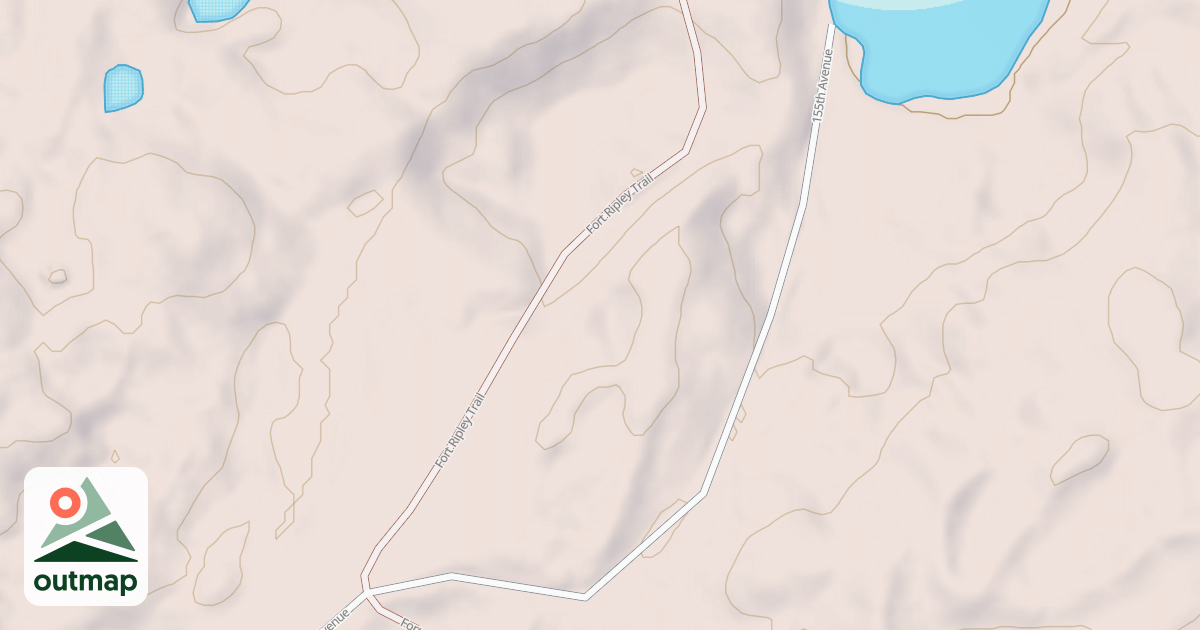Map of Fort Ripley Trails