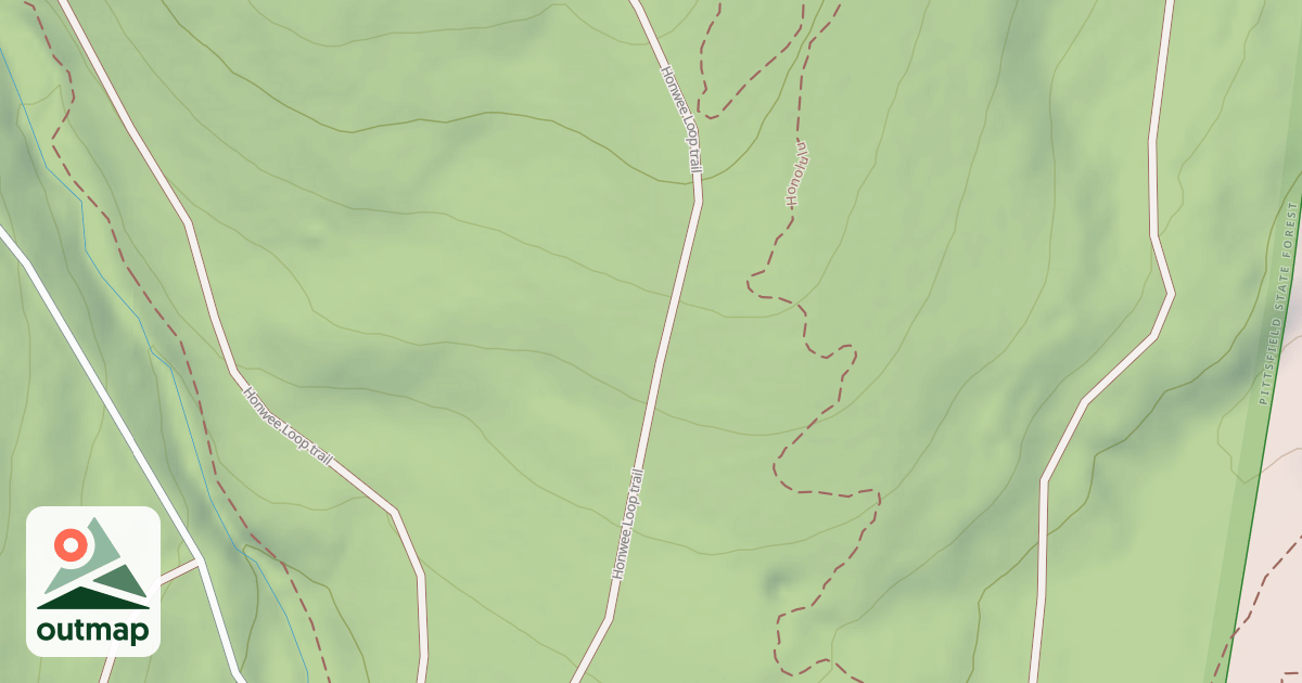 Map of Honwee Loop Trail