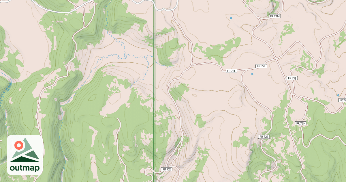 Map of USFS National Forest System Roads {516575F0-4149-4678-AD1B-6B9C8CEC9B9C}
