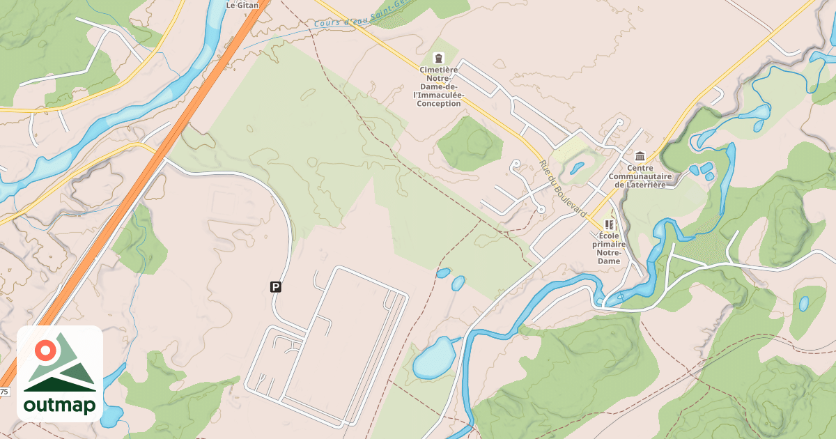 Map of Saguenay Quad Trails 33