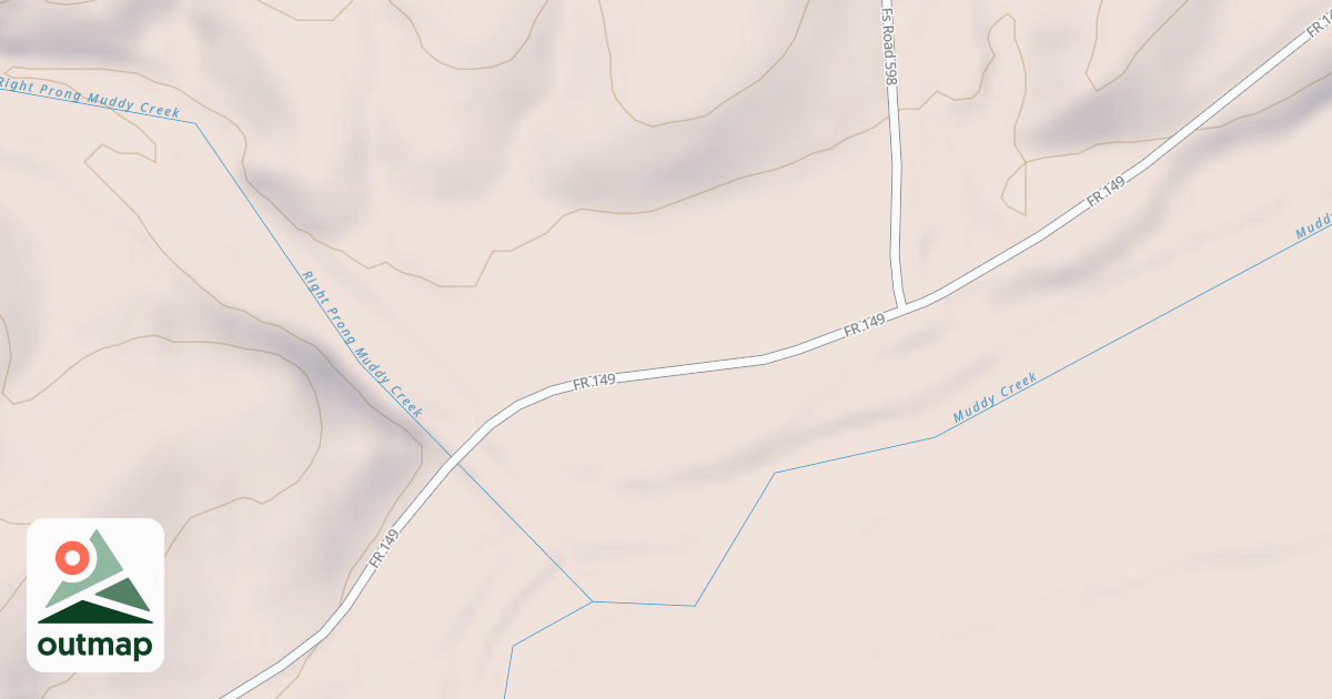 Map of USFS Motor Vehicle Use Map Roads {39DFF290-0464-4981-B6F8-CB3E25CB529E}