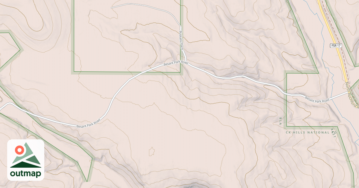 Map of BESANT PARK