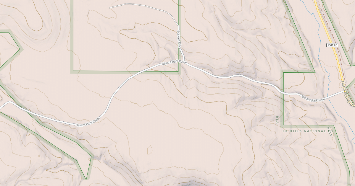 Map preview of BESANT PARK